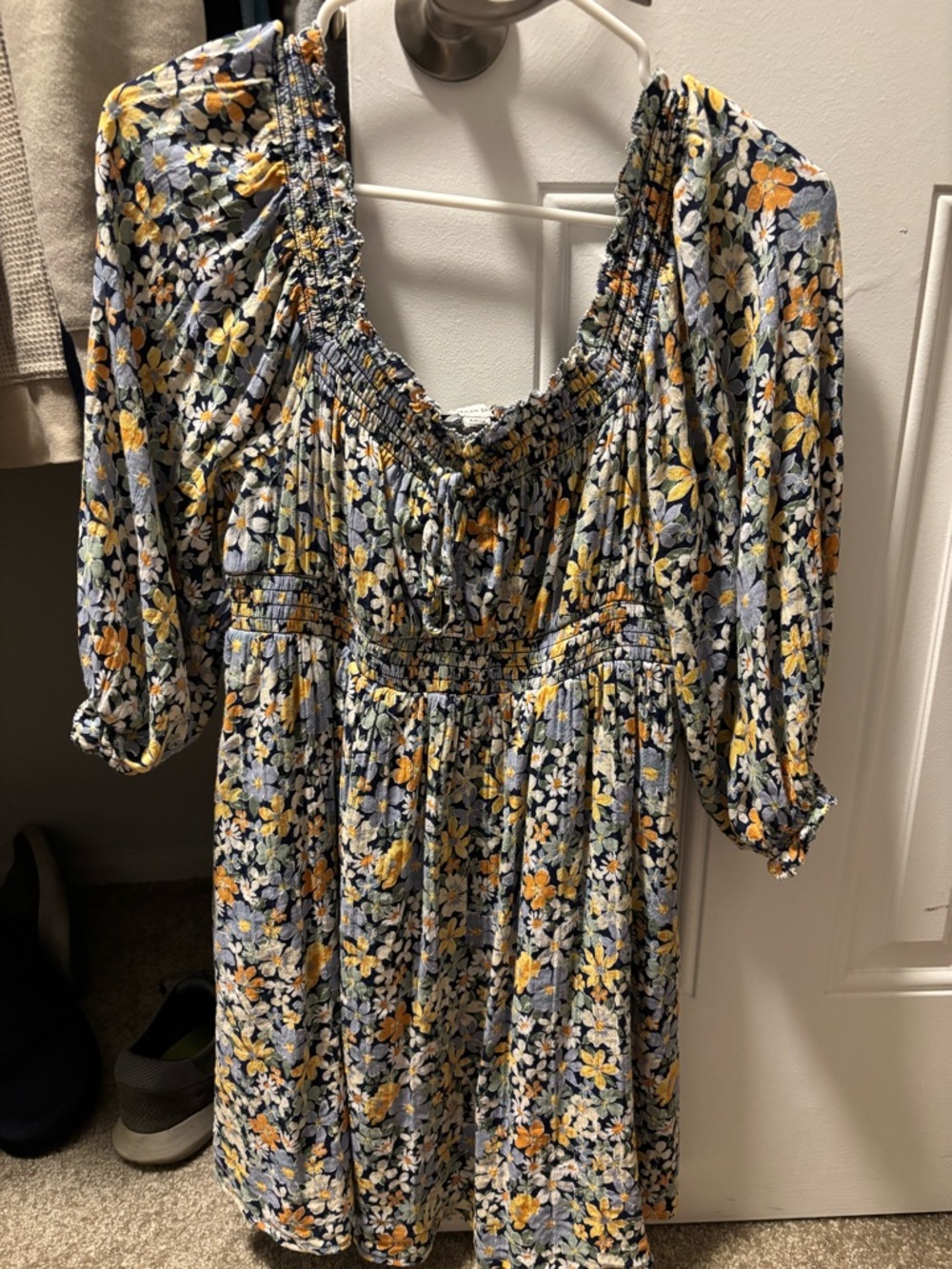 American Eagle Floral Babydoll Dress